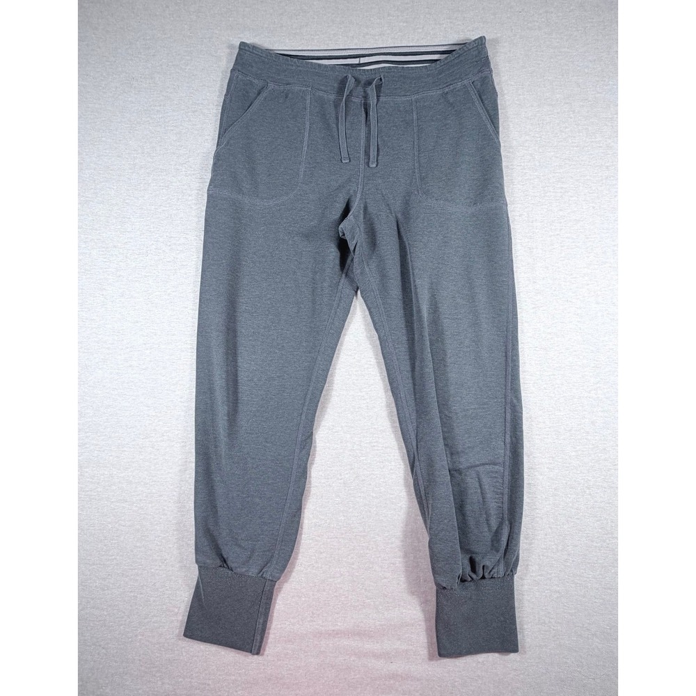 Patagonia Women Grey Organic Cotton Blend Joggers Lounge Casual Sweatpants Small